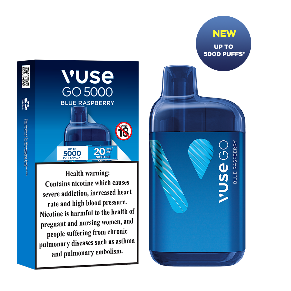 Blue Raspberry - Vuse Go - 5000 Puffs