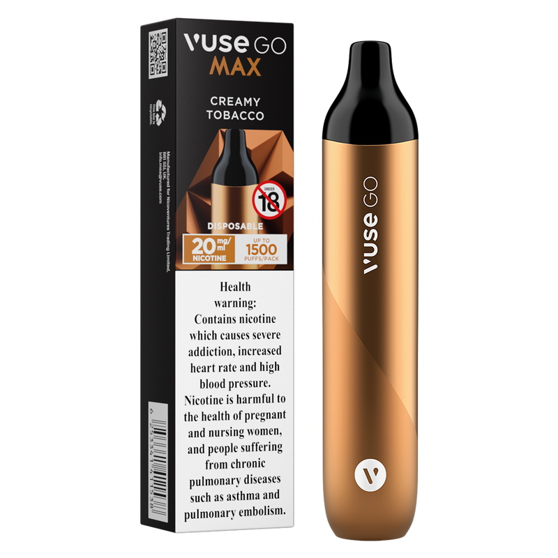 Creamy Tobacco - Vuse Go Max - 1500P