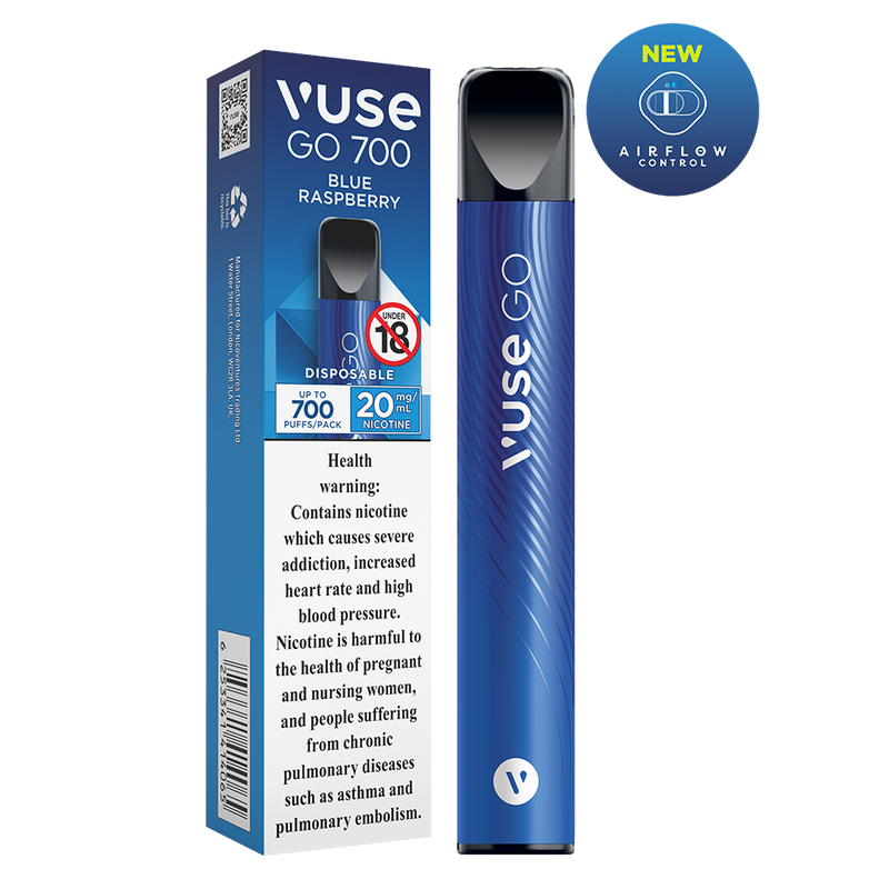 Blue Raspberry - Vuse Go - 700 Puffs – VUSE Vape Online